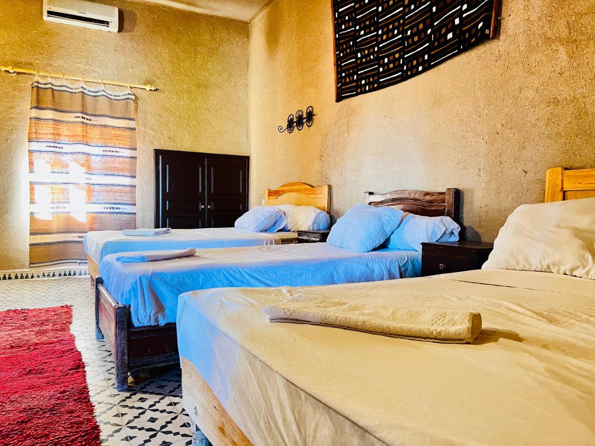 מרזאוגה Hotel Camping Les Roses Des Dunes & Piscine מראה חיצוני תמונה