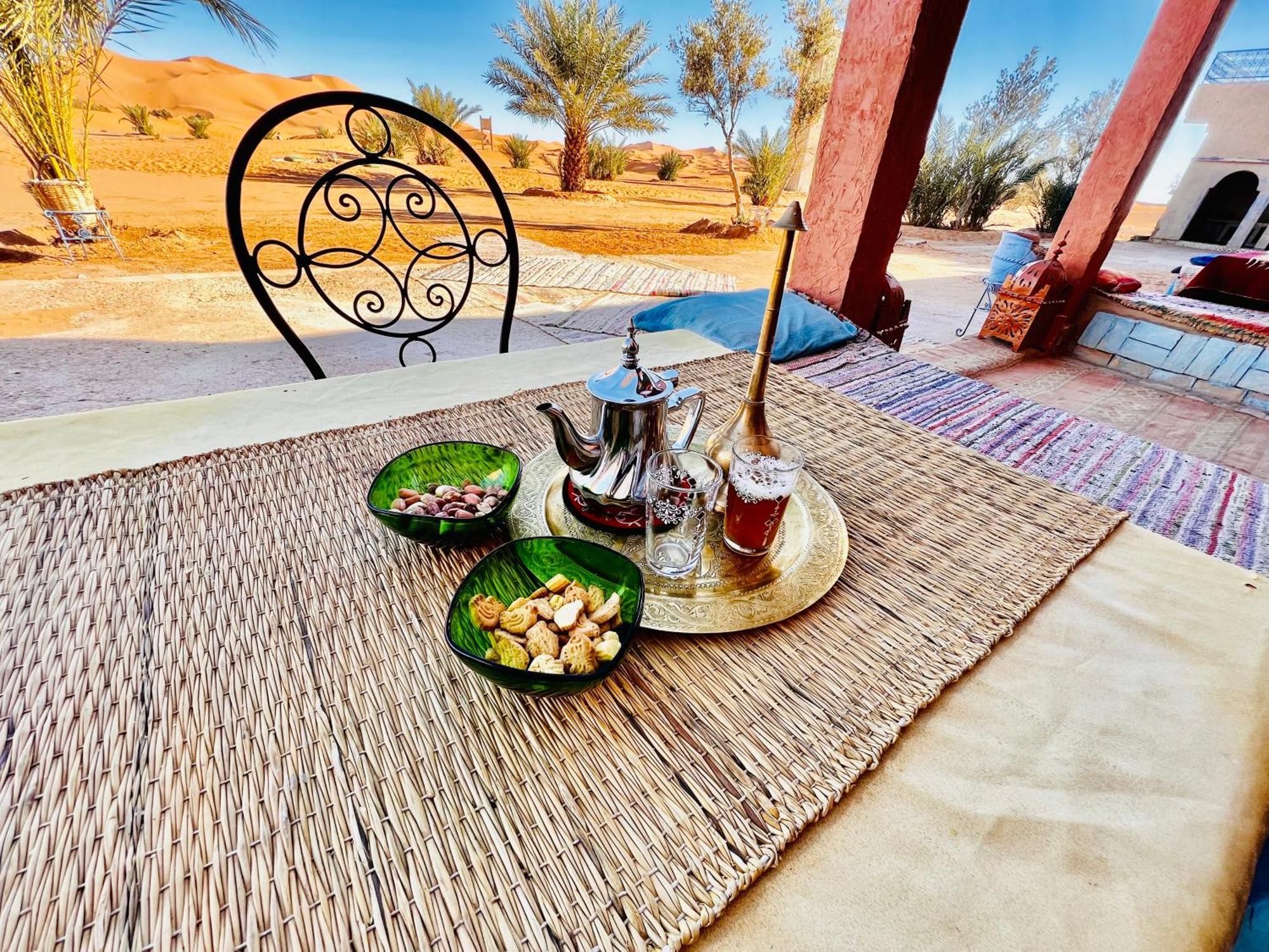 מרזאוגה Hotel Camping Les Roses Des Dunes & Piscine מראה חיצוני תמונה