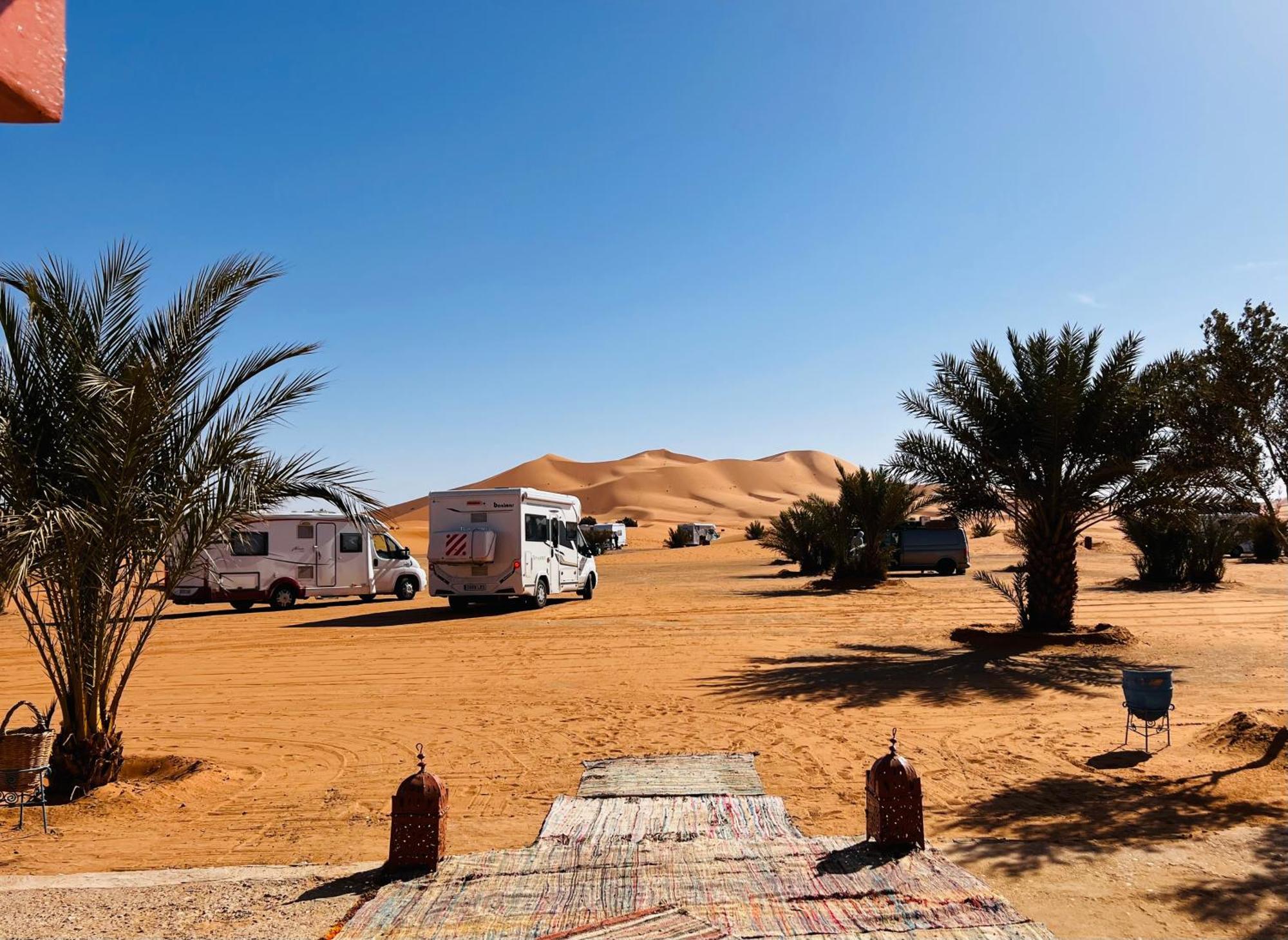 מרזאוגה Hotel Camping Les Roses Des Dunes & Piscine מראה חיצוני תמונה