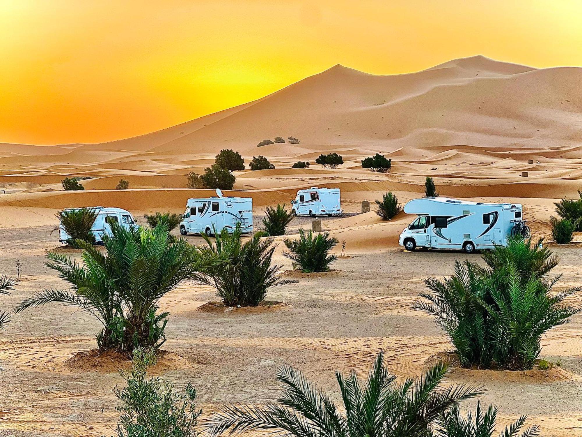 מרזאוגה Hotel Camping Les Roses Des Dunes & Piscine מראה חיצוני תמונה