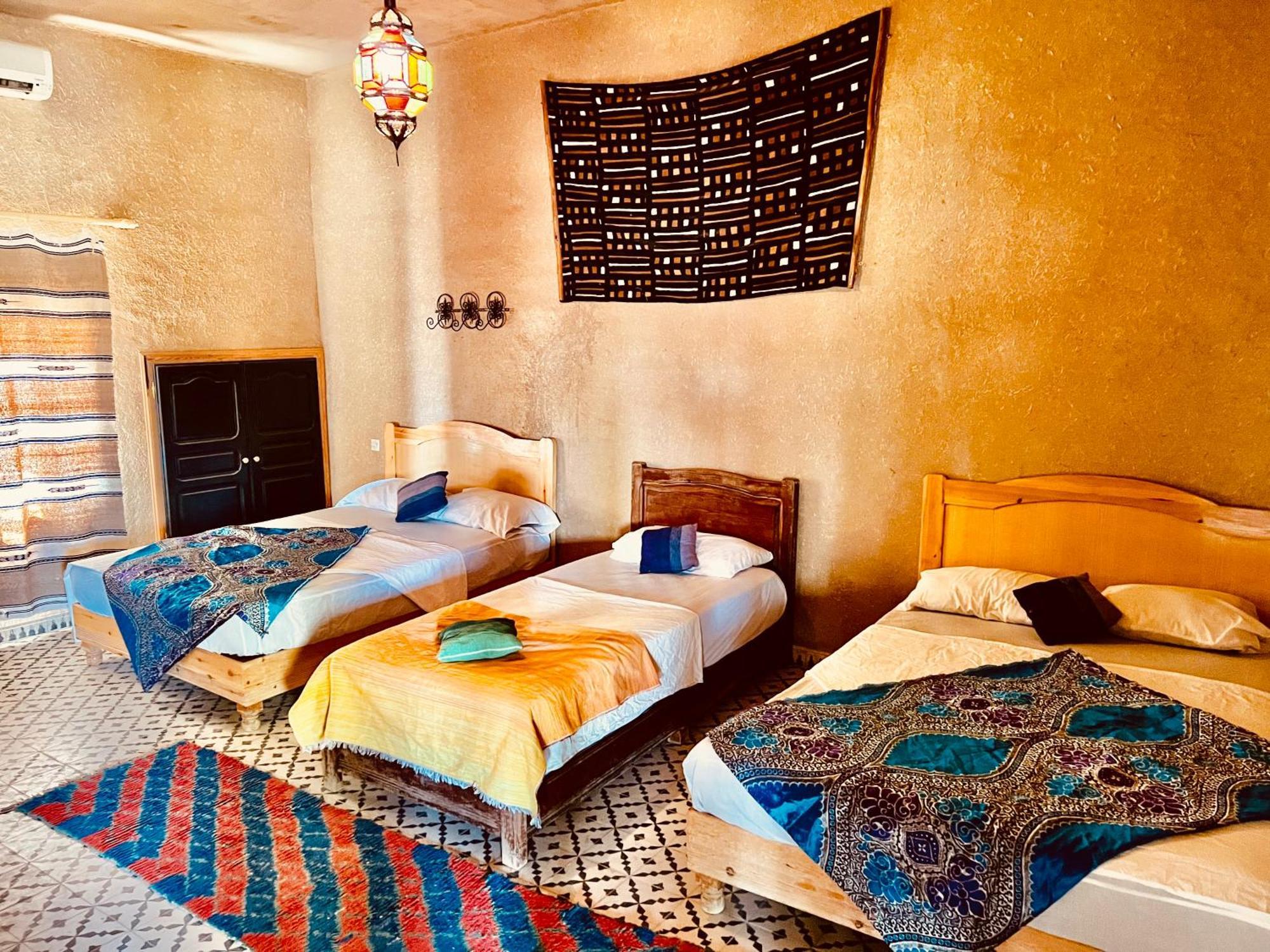 מרזאוגה Hotel Camping Les Roses Des Dunes & Piscine מראה חיצוני תמונה